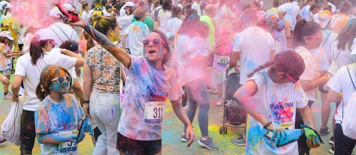 Uno de los muchos evento Holi que hay en España