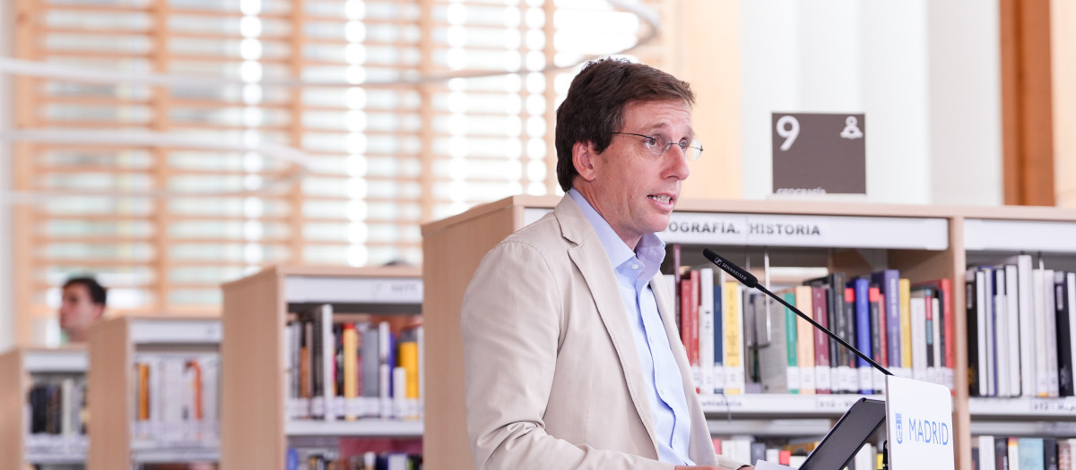 El alcalde de Madrid, José Luis Martínez-Almeida