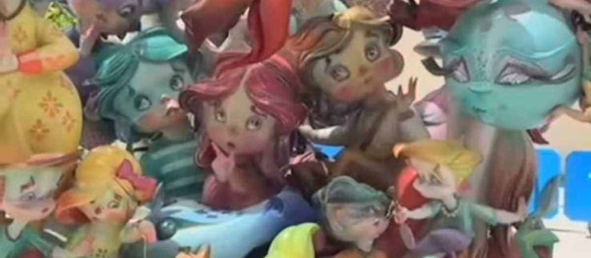 Imagen de archivo de la hoguera infantil de Florida Portazgo.