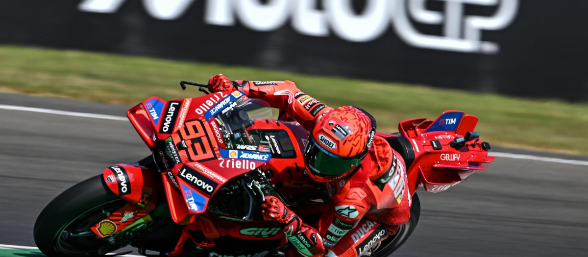 Marc Márquez, durante el Gran Premio de Italia