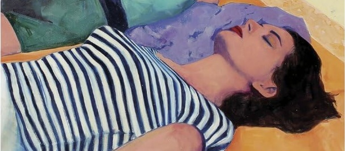 Detalle de cubierta de 'Buenos días, tristeza'