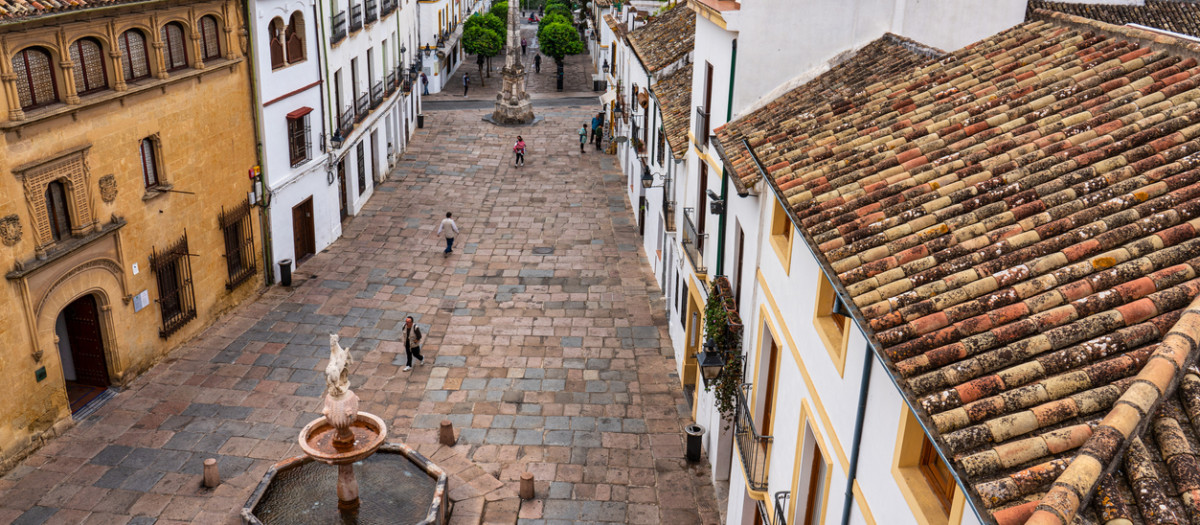 Plaza del Potro, en Córdoba.