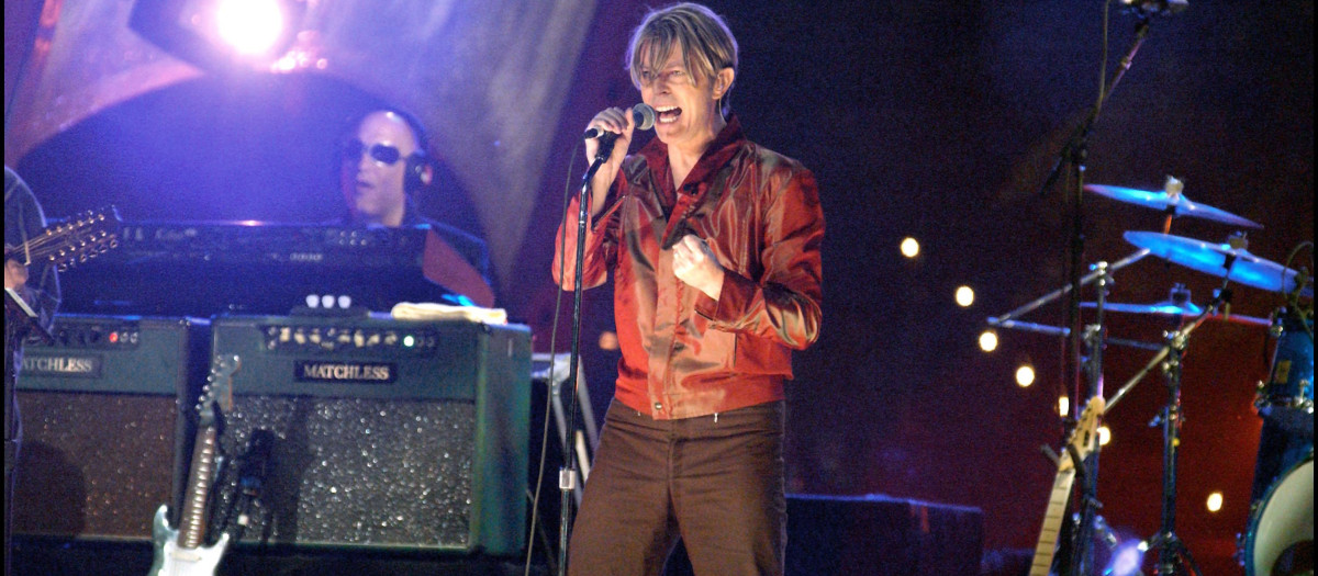 David Bowie en concierto, en una imagen de archivo