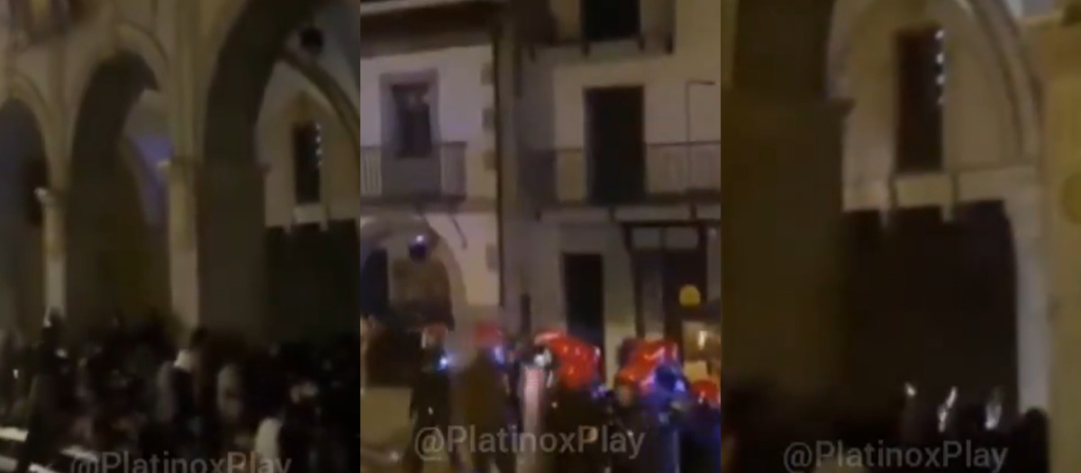 Disturbios en Hernani