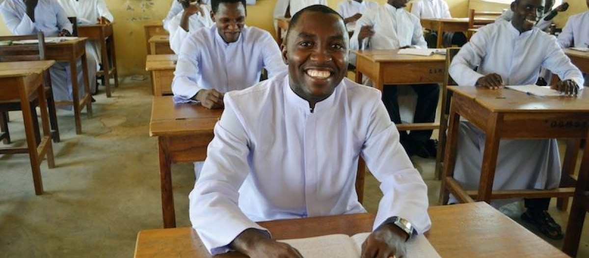 Seminaristas del Seminario del Buen Pastor de Kaduna, norte de Nigeria.