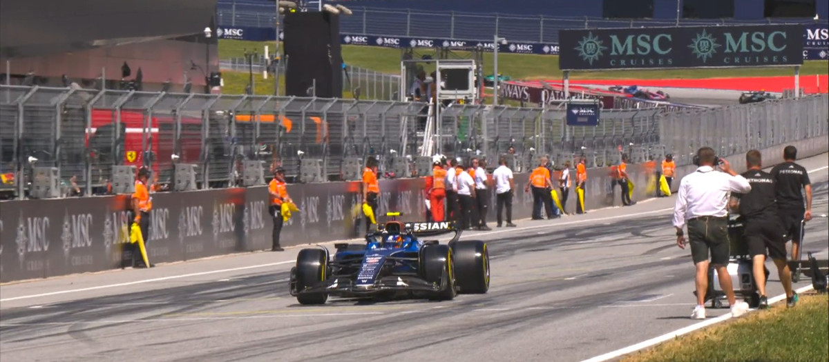 Carlos Sainz no pudo disputar la carrera del GP de Austria por un fallo en su coche