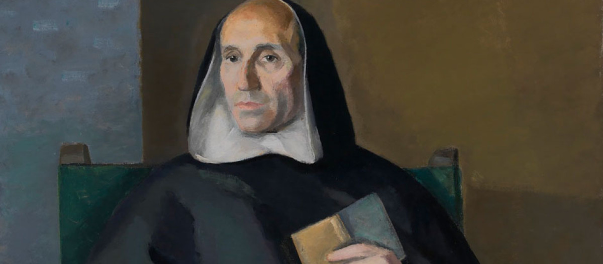 Francisco de Vitoria por Daniel Vázquez Diaz, 1957