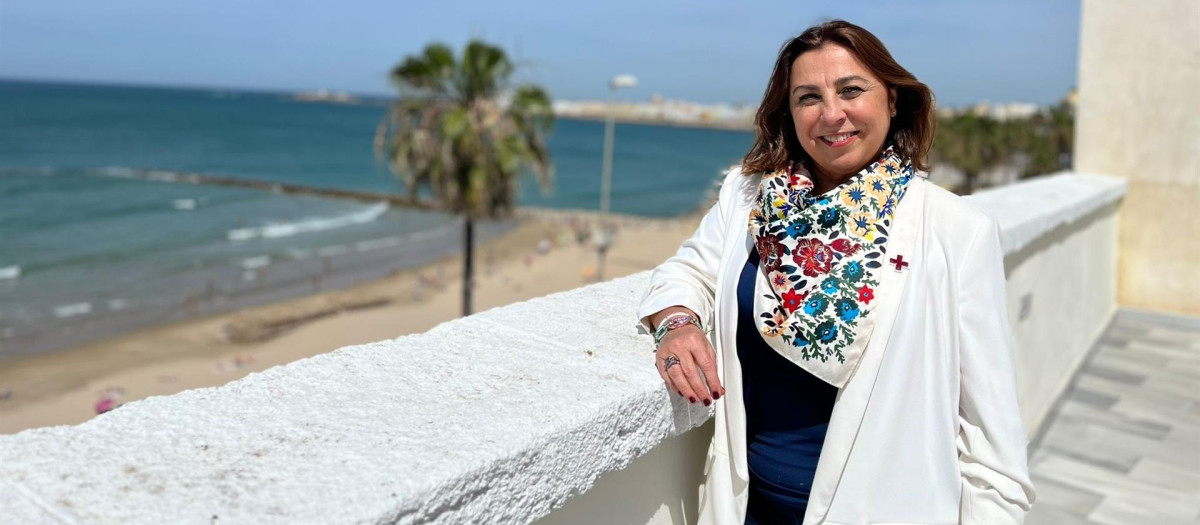 Rosario García Palacios, presidenta de Cruz Roja en Andalucía, en una imagen de archivo