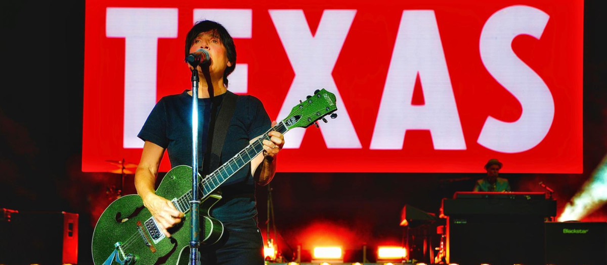 Sharlee Spiteri, líder y vocalista de Texas, anoche en Córdoba