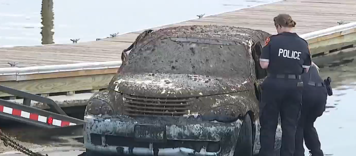 Imagen del coche encontrado 15 años después