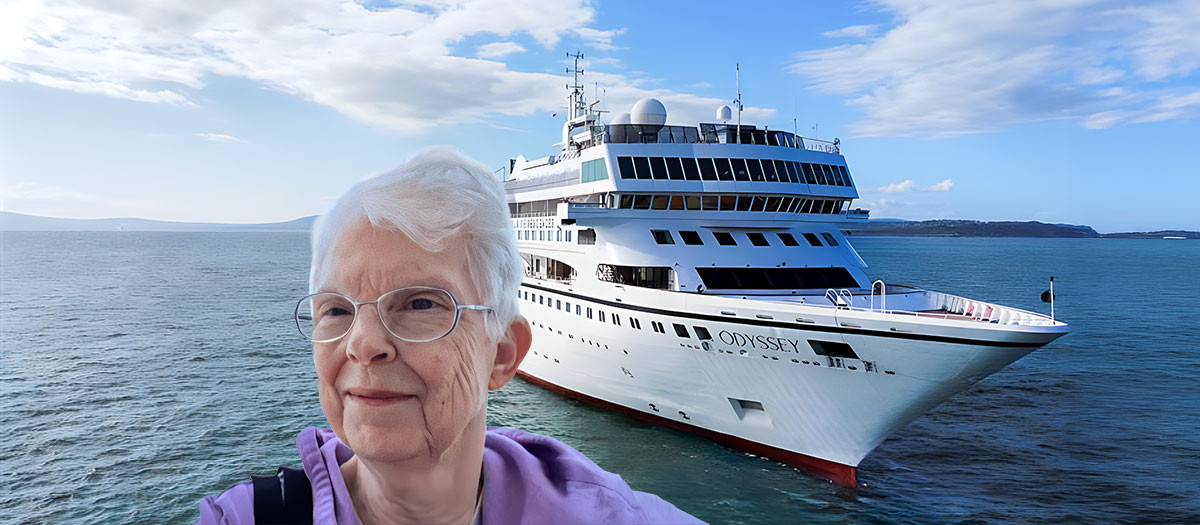 Sharon Lane ha reservado para 15 años en el barco Villa Vie Odyssey