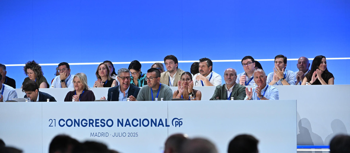 Vista general de la segunda jornada del Congreso del PP