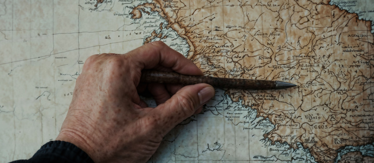 Ilustración de un mapa