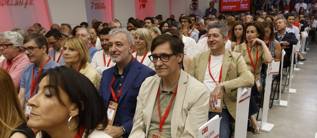 Salvador Illa, en el Comité Federal del PSOE, este fin de semana
