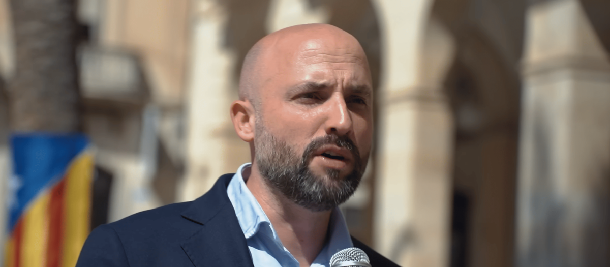 El presidente de Alhora, Jordi Graupera, en un vídeo promocional