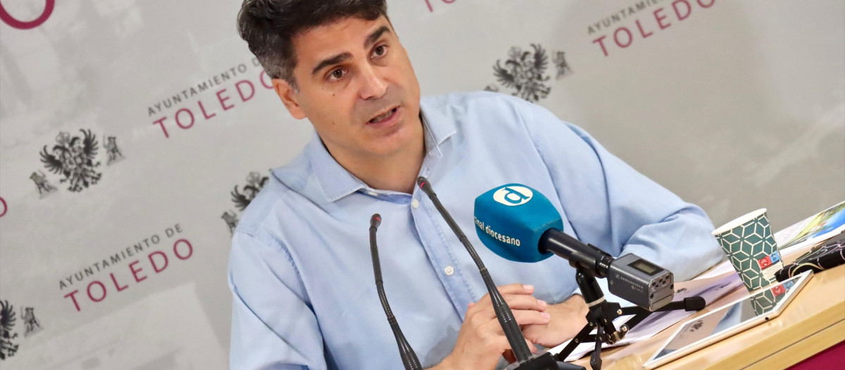 El portavoz del Equipo de Gobierno municipal, Juanjo Alcalde.

REMITIDA / HANDOUT por AY TOLEDO
Fotografía remitida a medios de comunicación exclusivamente para ilustrar la noticia a la que hace referencia la imagen, y citando la procedencia de la imagen en la firma
07/7/2025