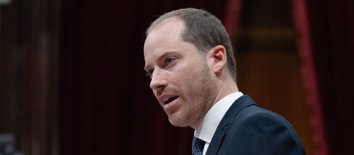 El portavoz del PP en el Parlament de Cataluña, Juan Fernández, en una imagen de archivo