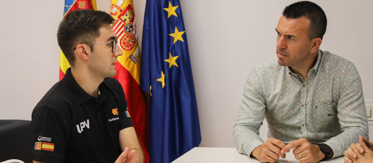 Imagen del presidente de la Diputación, Vicent Mompó, durante el lanzamiento del proyecto