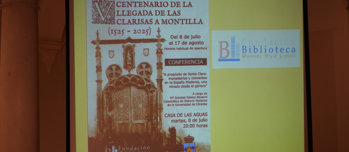 Cartel de los actos conmemorativos