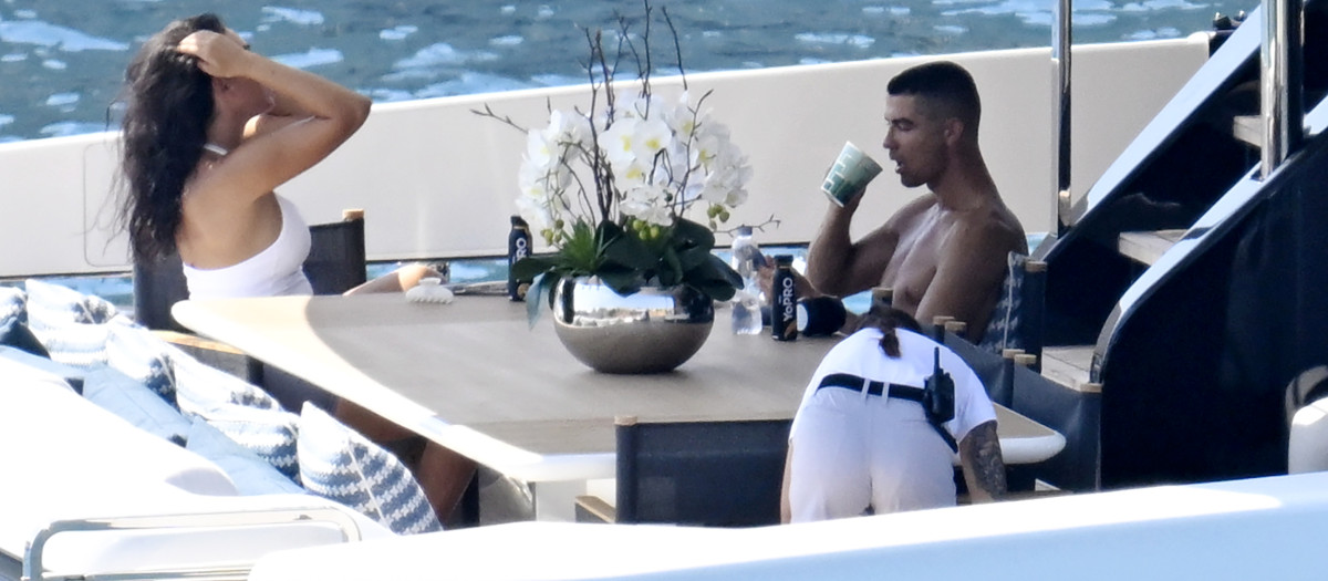 Cristiano Ronaldo y Georgina, en Mallorca, este martes 8 de julio