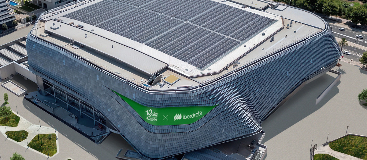 Imagen del acuerdo de Roig Arena con Iberdrola