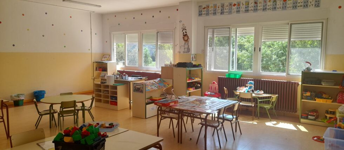 Aula del colegio de La Recueja (Albacete)