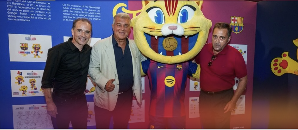 La mascota CAT, protagonista en la exposición de Grangel Studio en CASA SEAT