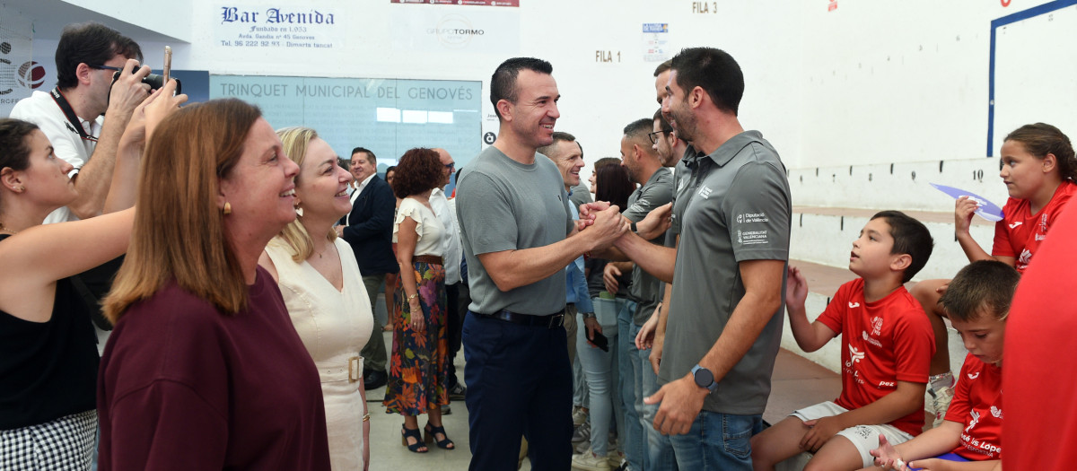 Imagen de la presentación del Plan Trinquets en Genoves