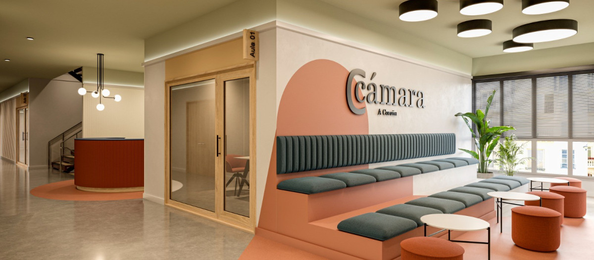 Render del centro de formación