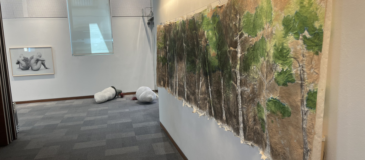 Una de las obras expuesta en los Encuentros de Arte Contemporáneo del Instituto Alicantino de Cultura Juan Gil-Albert