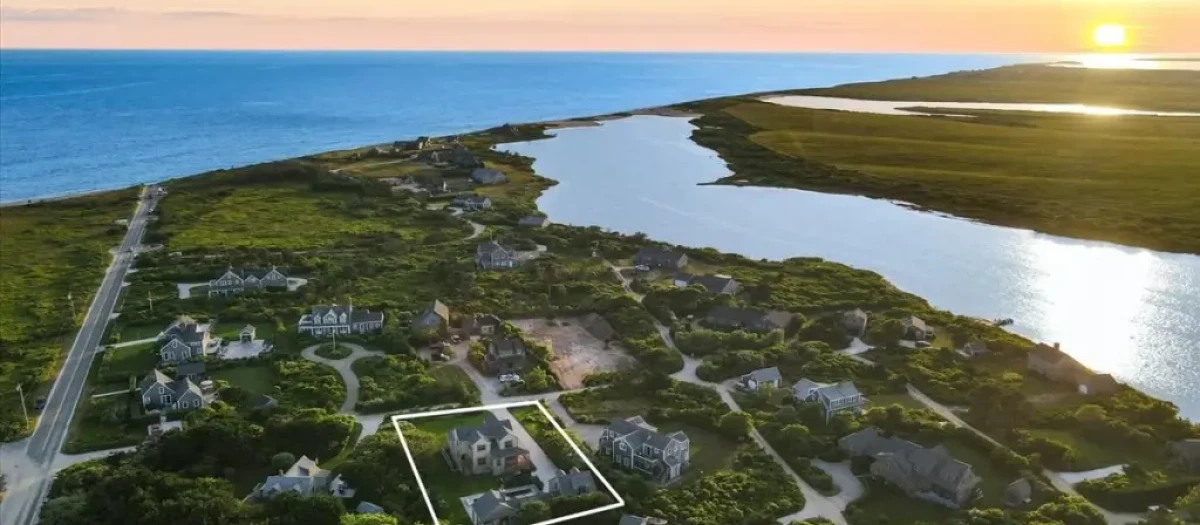 vista aérea de Nantucket
