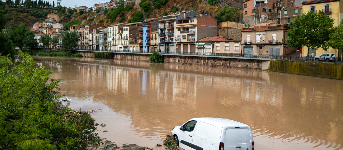 Inundaciones en Cataluña tras las lluvias