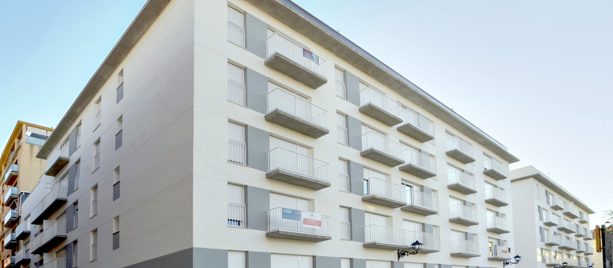 Imagen de la fachada del proyecto BtR, Atarazanas, situado en la Marina de Valencia.