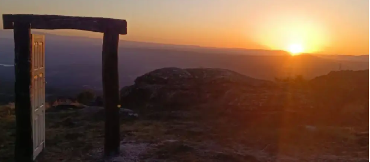 Esta es la puerta más viral de Galicia