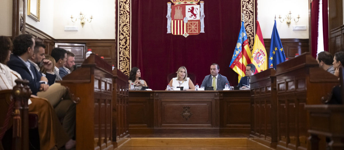 Imagen de archivo del pleno de la Diputación de Castellón