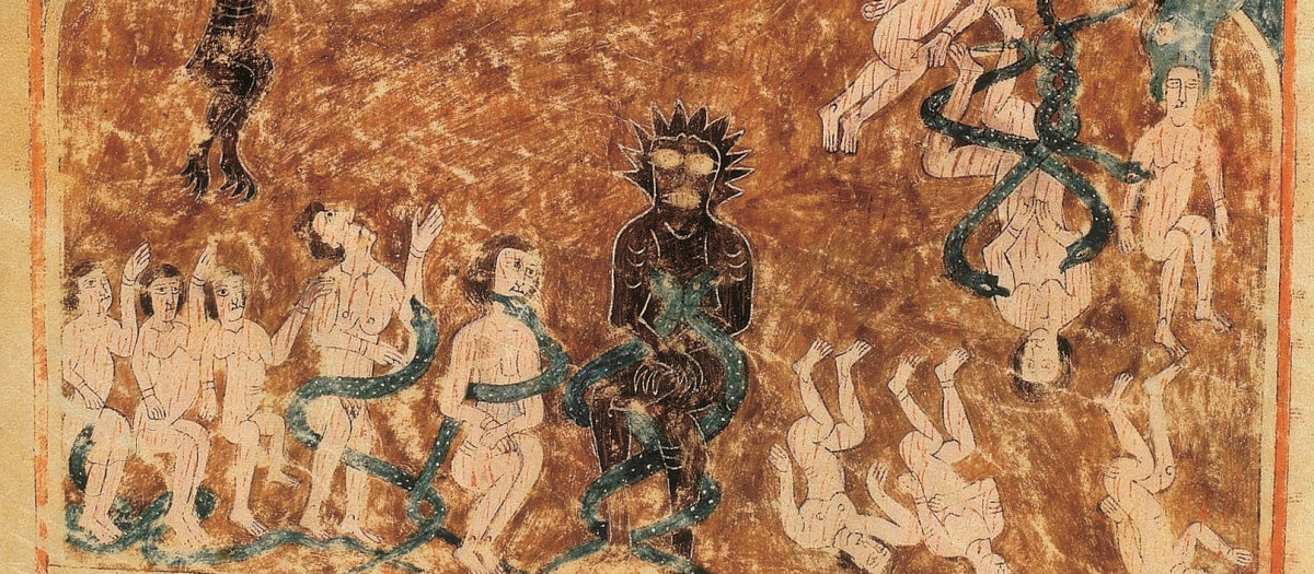 Una de las páginas iluminadas del Beato de Gerona