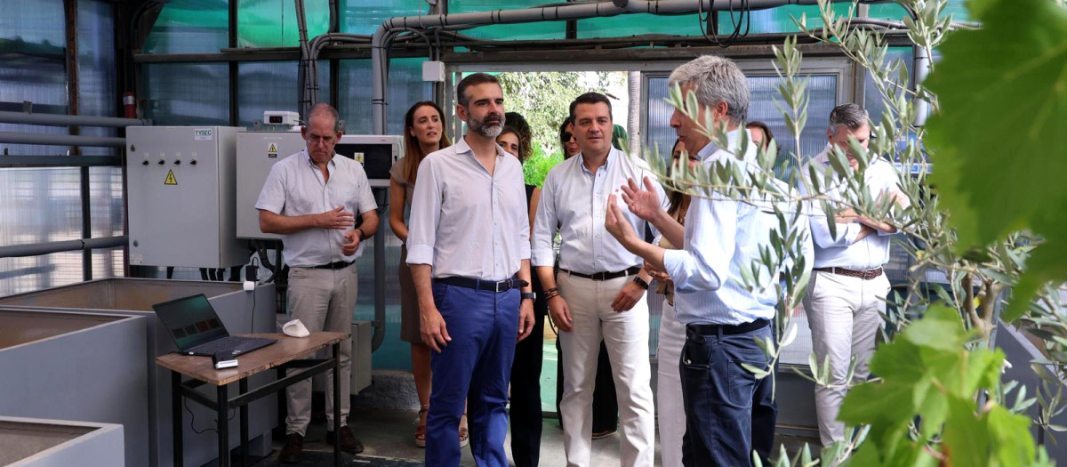 Ramón Fernández-Pacheco, en el Ifapa de Córdoba