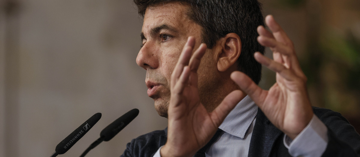 Imagen del presidente de la Generalitat Valenciana, Carlos Mazón