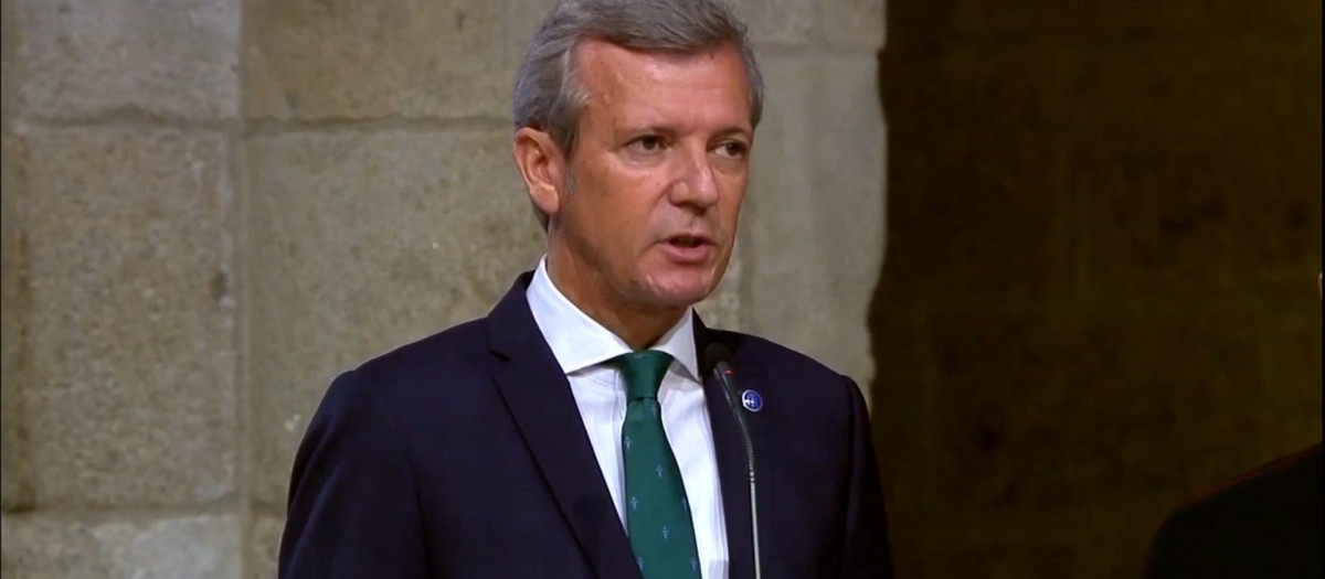 El presidente de la Xunta de Galicia, Alfonso Rueda