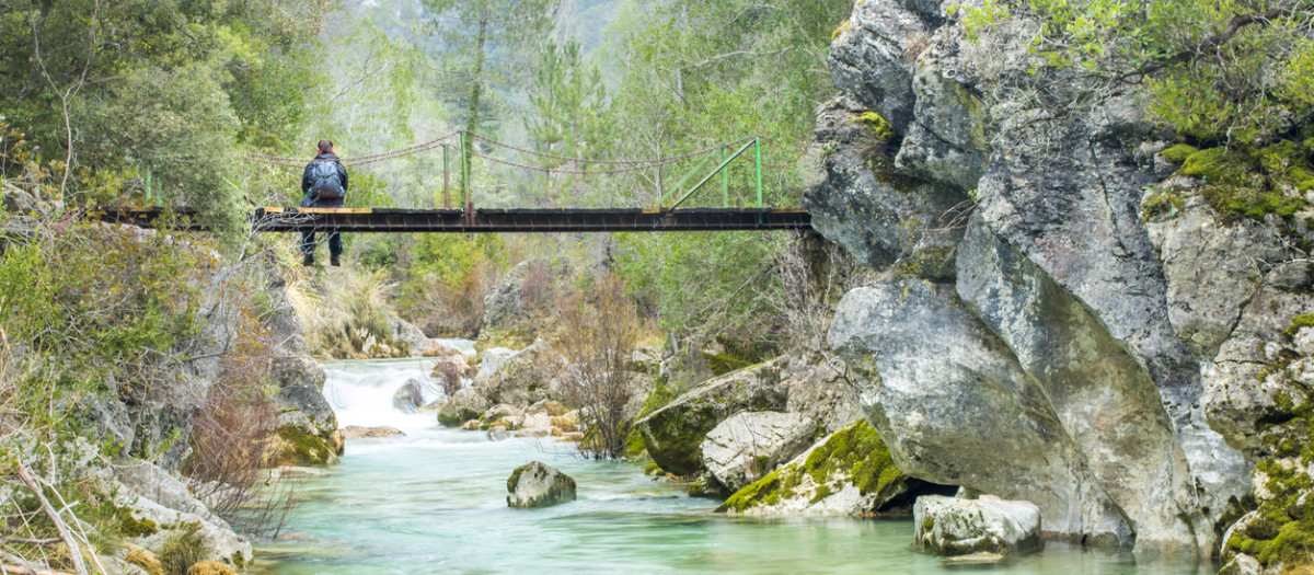 Puente sobre el río Borosa, en Jaén.