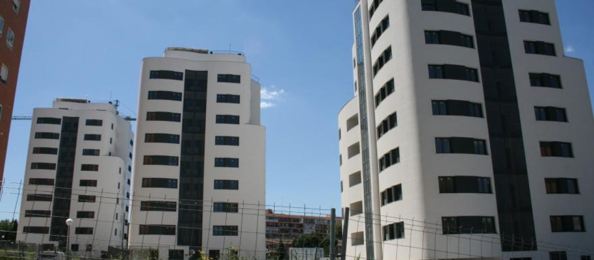 Edificios en Madrid.