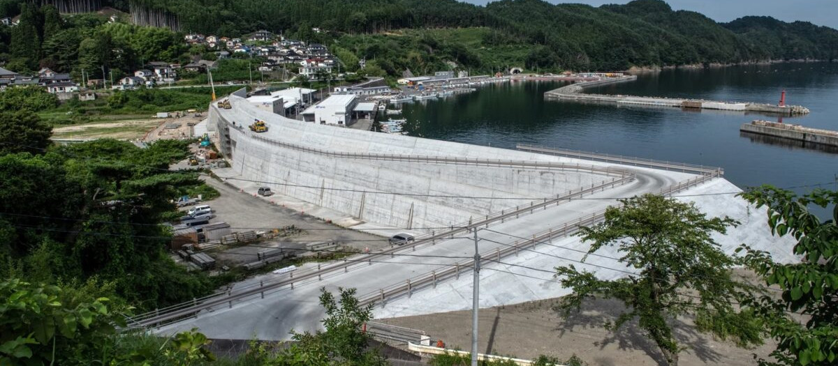 La Gran Muralla de Japón, la última defensa antitsunamis