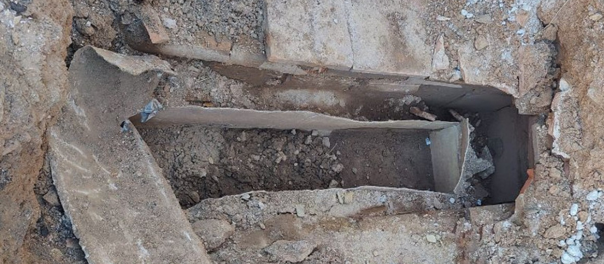 Hallazgo arqueológico encontrado en Astorga, León, durante las obras de un Mercadona