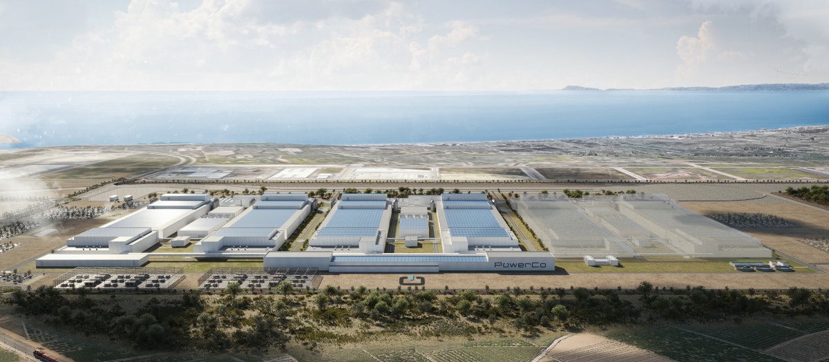 Imagen de la Gigafactoria de Sangunto