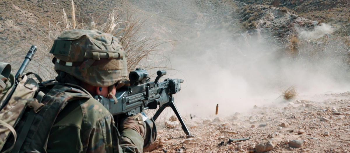 El Tercio Don Juan de Austria 3º de La Legión realiza ejercicios de fuego real e instrucción en combate convencional