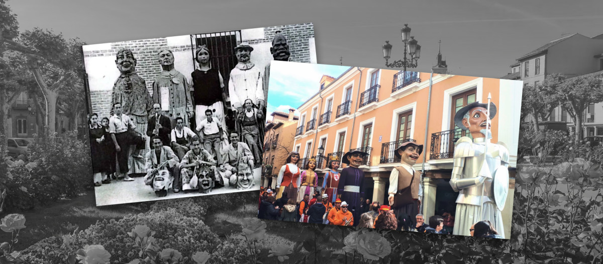 Fiesta de gigantes y cabezudos en Alcalá de Henares