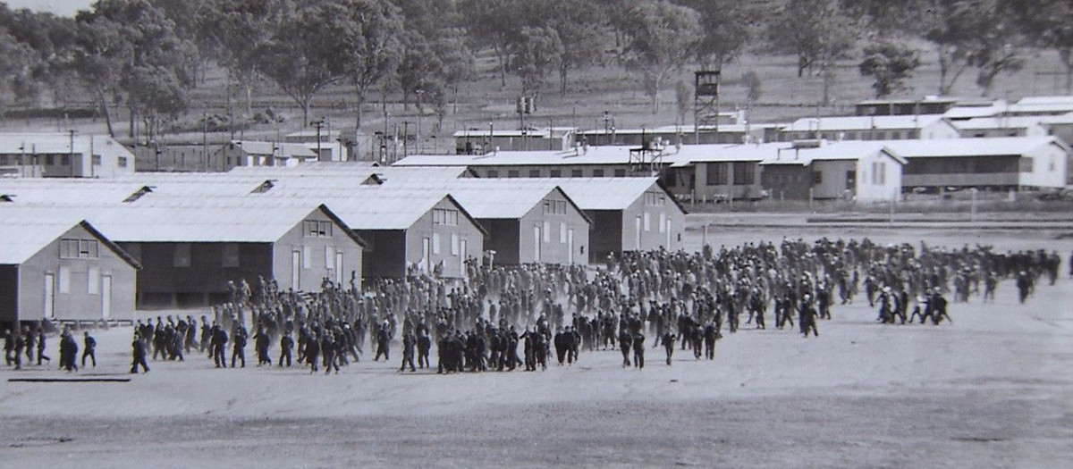 Prisioneros en el campo Cowra