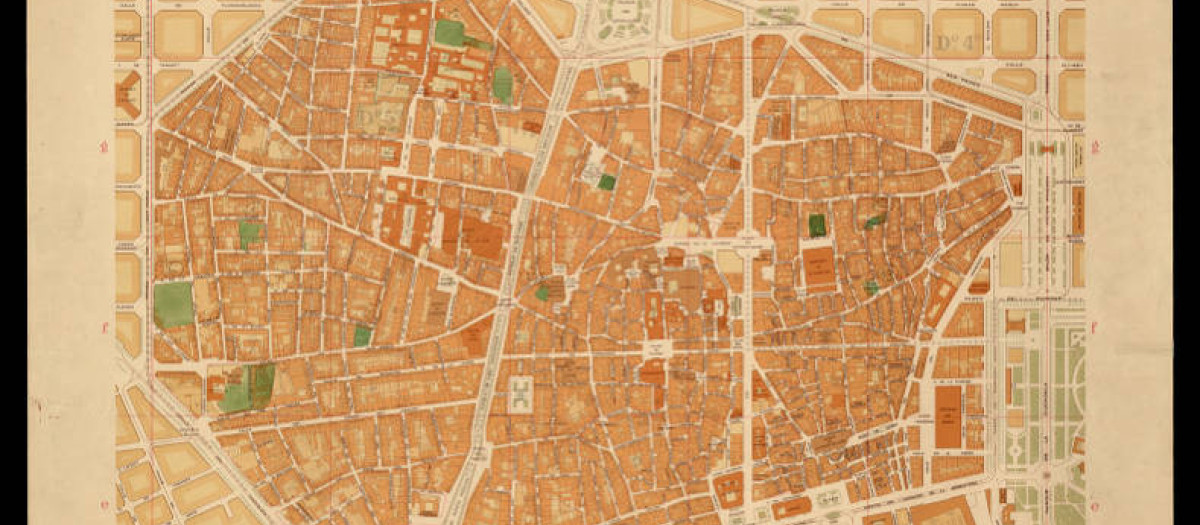 Mapa cartográfico de Barcelona
