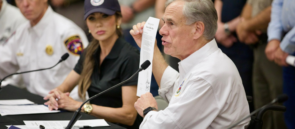 Greg Abbott, gobernador de Texas, EE.UU.