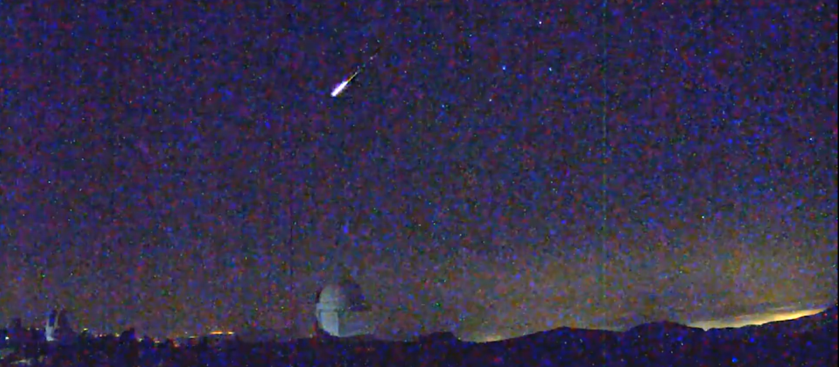 'Bola de fuego' captada en la noche del 28 de julio en Albacete